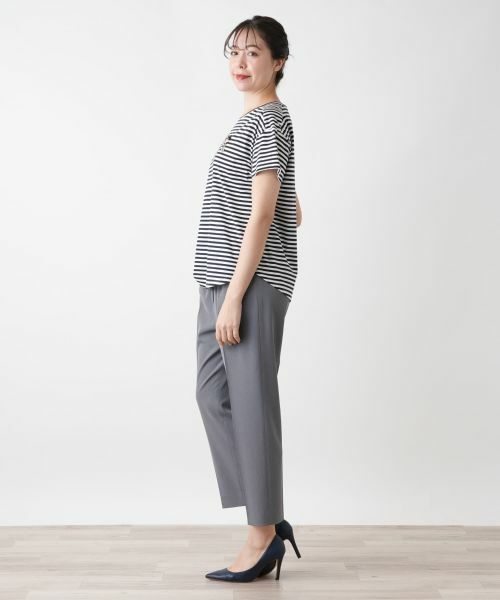 Leilian PLUS HOUSE / レリアンプラスハウス カットソー | ボーダーカットソー | 詳細2