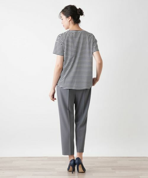 Leilian PLUS HOUSE / レリアンプラスハウス カットソー | ボーダーカットソー | 詳細3