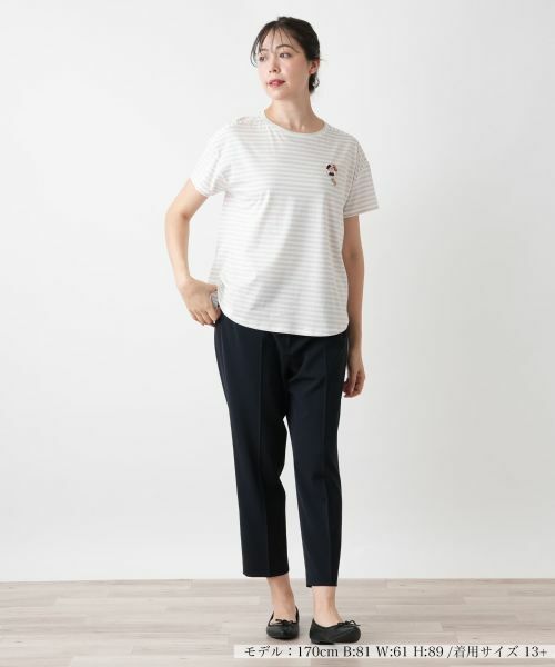 Leilian PLUS HOUSE / レリアンプラスハウス カットソー | ボーダーカットソー | 詳細5