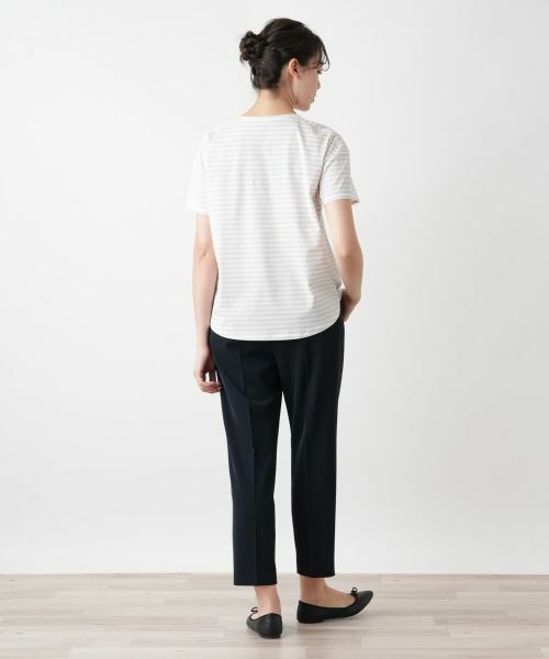 Leilian PLUS HOUSE / レリアンプラスハウス カットソー | ボーダーカットソー | 詳細7