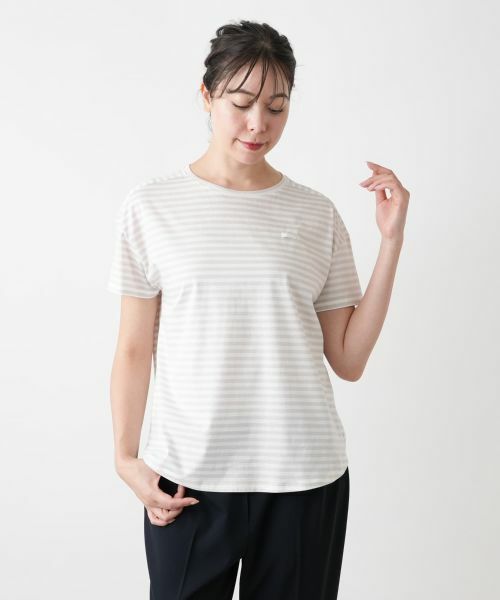 Leilian PLUS HOUSE / レリアンプラスハウス カットソー | ボーダーカットソー | 詳細8