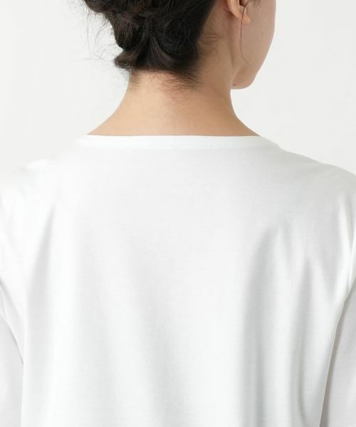 Leilian PLUS HOUSE / レリアンプラスハウス Tシャツ | 花柄クルーネックカットソー | 詳細8