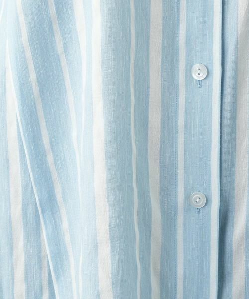 Leilian PLUS HOUSE / レリアンプラスハウス シャツ・ブラウス | ストライプ七分袖ブラウス | 詳細13