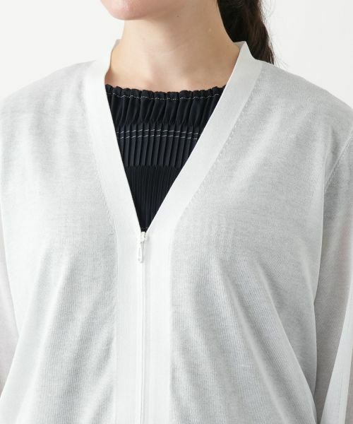 Leilian PLUS HOUSE / レリアンプラスハウス カーディガン・ボレロ | Vネックカーディガン | 詳細10