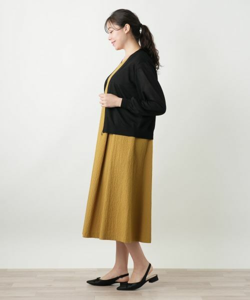 Leilian PLUS HOUSE / レリアンプラスハウス カーディガン・ボレロ | Vネックカーディガン | 詳細2