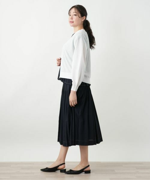 Leilian PLUS HOUSE / レリアンプラスハウス カーディガン・ボレロ | Vネックカーディガン | 詳細5