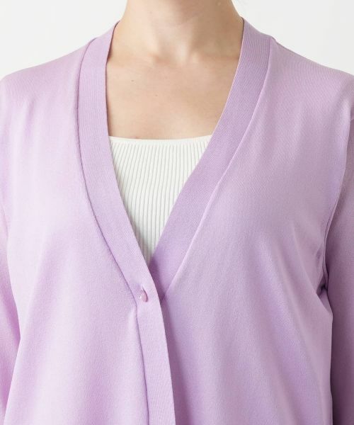 Leilian PLUS HOUSE / レリアンプラスハウス カーディガン・ボレロ | Vネックカーディガン | 詳細10