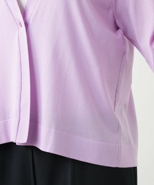 Leilian PLUS HOUSE / レリアンプラスハウス カーディガン・ボレロ | Vネックカーディガン | 詳細13