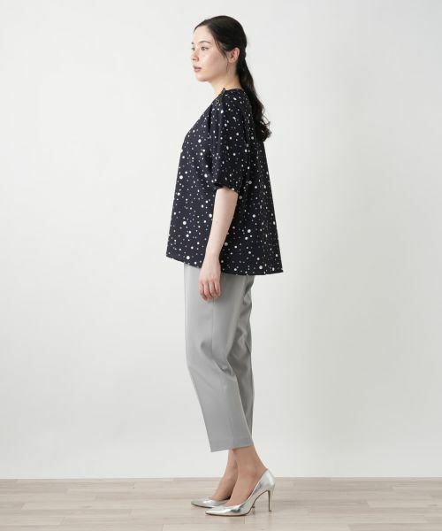 Leilian PLUS HOUSE / レリアンプラスハウス シャツ・ブラウス | ドットブラウス | 詳細2