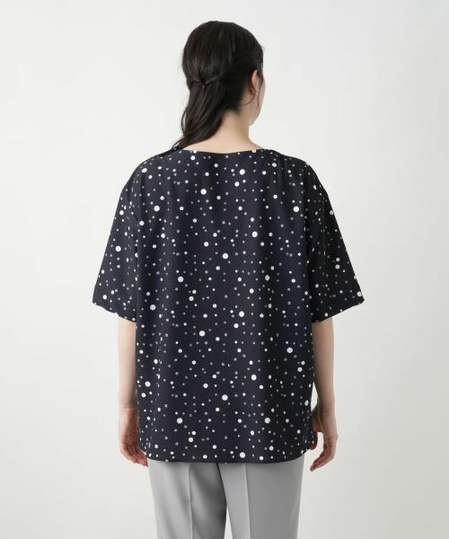 Leilian PLUS HOUSE / レリアンプラスハウス シャツ・ブラウス | ドットブラウス | 詳細6