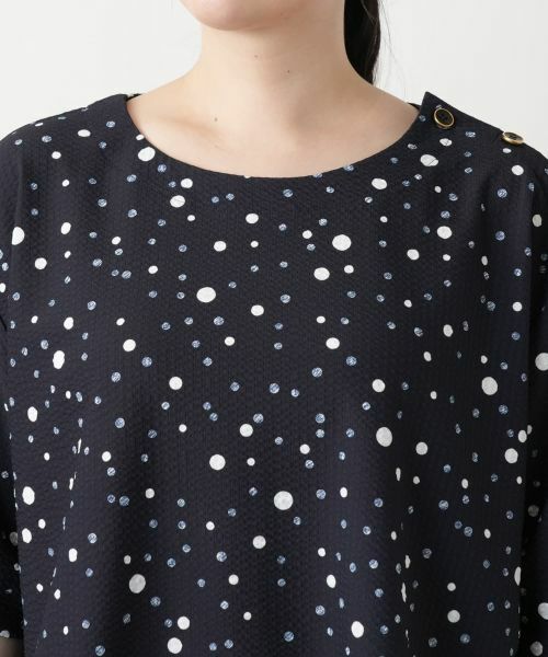 Leilian PLUS HOUSE / レリアンプラスハウス シャツ・ブラウス | ドットブラウス | 詳細7