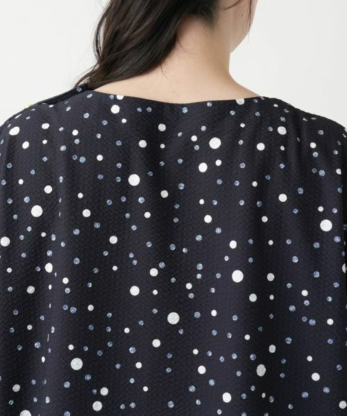 Leilian PLUS HOUSE / レリアンプラスハウス シャツ・ブラウス | ドットブラウス | 詳細8