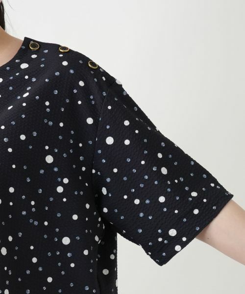 Leilian PLUS HOUSE / レリアンプラスハウス シャツ・ブラウス | ドットブラウス | 詳細9