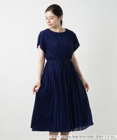 Leilian PLUS HOUSE / レリアンプラスハウス ドレス | 【店舗人気】プリーツワンピース【セレモニー】