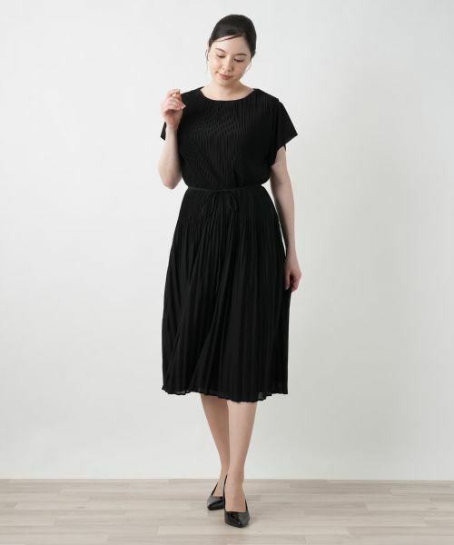 Leilian PLUS HOUSE / レリアンプラスハウス ドレス | 【店舗人気】プリーツワンピース【セレモニー】 | 詳細1