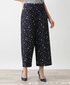 Leilian PLUS HOUSE / レリアンプラスハウス その他パンツ | ドットワイドパンツ