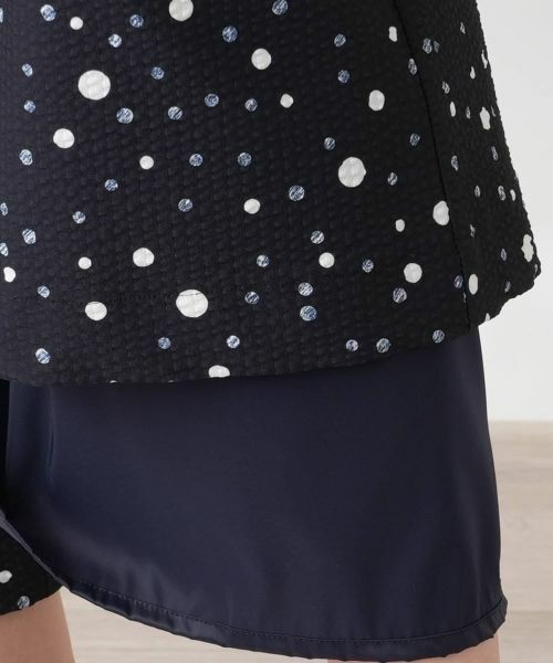 Leilian PLUS HOUSE / レリアンプラスハウス その他パンツ | ドットワイドパンツ | 詳細11