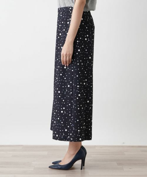 Leilian PLUS HOUSE / レリアンプラスハウス その他パンツ | ドットワイドパンツ | 詳細5