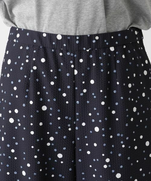 Leilian PLUS HOUSE / レリアンプラスハウス その他パンツ | ドットワイドパンツ | 詳細7