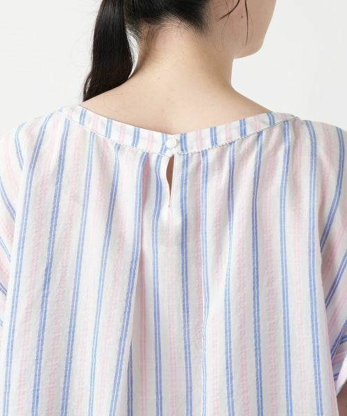 Leilian PLUS HOUSE / レリアンプラスハウス シャツ・ブラウス | マルチストライプブラウス【Leilian WHITE LABEL】 | 詳細11