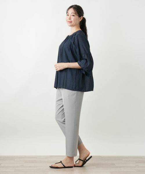 Leilian PLUS HOUSE / レリアンプラスハウス シャツ・ブラウス | フレアブラウス【Leilian WHITE LABEL】 | 詳細2