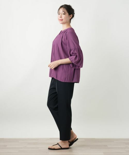 Leilian PLUS HOUSE / レリアンプラスハウス シャツ・ブラウス | フレアブラウス【Leilian WHITE LABEL】 | 詳細5