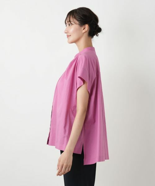 Leilian PLUS HOUSE / レリアンプラスハウス シャツ・ブラウス | 【店舗人気】スタンドカラーギャザーブラウスLeilian WHITE LABEL】 | 詳細11