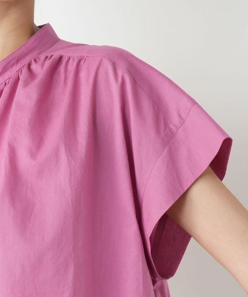 Leilian PLUS HOUSE / レリアンプラスハウス シャツ・ブラウス | 【店舗人気】スタンドカラーギャザーブラウスLeilian WHITE LABEL】 | 詳細15