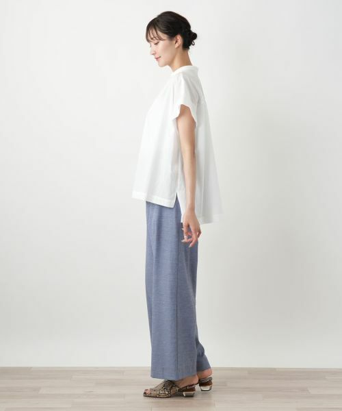 Leilian PLUS HOUSE / レリアンプラスハウス シャツ・ブラウス | 【店舗人気】スタンドカラーギャザーブラウスLeilian WHITE LABEL】 | 詳細5