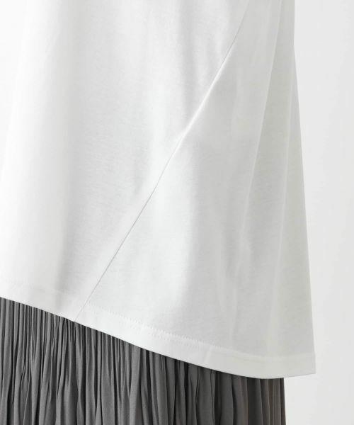 Leilian PLUS HOUSE / レリアンプラスハウス カットソー | 刺繍クルーネックカットソー【Leilian WHITE LABEL】 | 詳細10