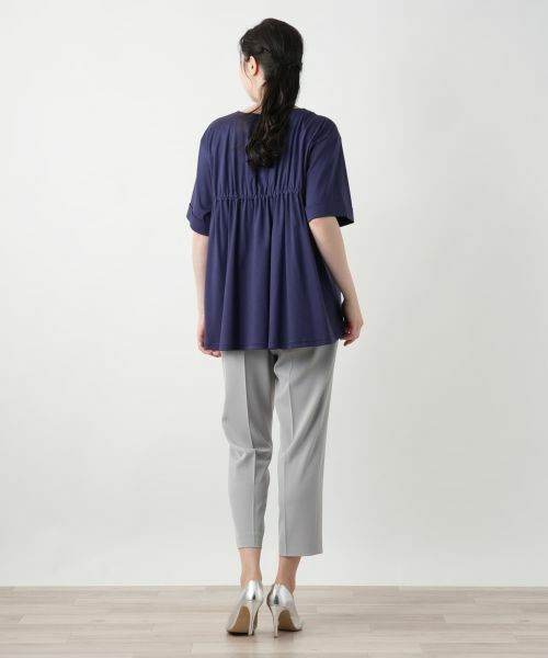 Leilian PLUS HOUSE / レリアンプラスハウス カットソー | 刺繍クルーネックカットソー【Leilian WHITE LABEL】 | 詳細14