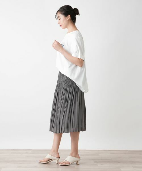 Leilian PLUS HOUSE / レリアンプラスハウス カットソー | 刺繍クルーネックカットソー【Leilian WHITE LABEL】 | 詳細2