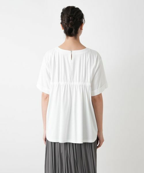 Leilian PLUS HOUSE / レリアンプラスハウス カットソー | 刺繍クルーネックカットソー【Leilian WHITE LABEL】 | 詳細6