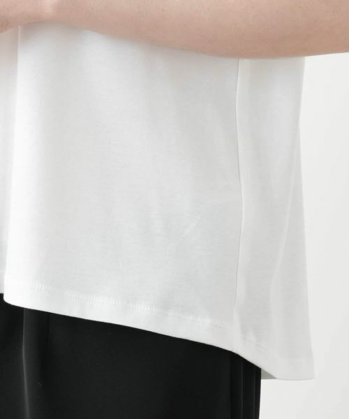 Leilian PLUS HOUSE / レリアンプラスハウス カットソー | ストライプ切替カットソー【Leilian WHITE LABEL】 | 詳細13