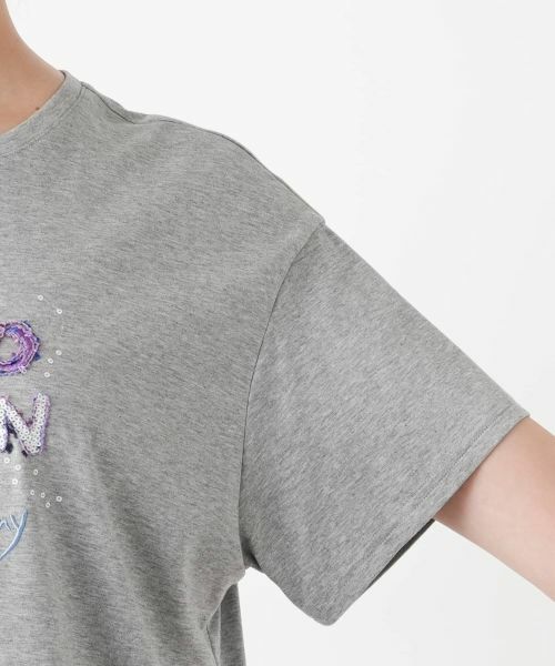 Leilian PLUS HOUSE / レリアンプラスハウス Tシャツ | 刺繍ロゴTシャツ【Leilian WHITE LABEL】 | 詳細12