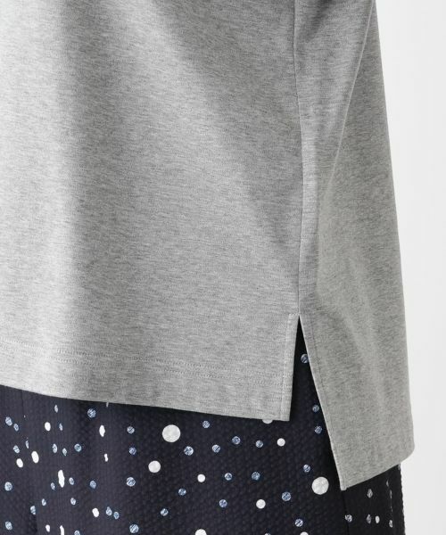 Leilian PLUS HOUSE / レリアンプラスハウス Tシャツ | 刺繍ロゴTシャツ【Leilian WHITE LABEL】 | 詳細13