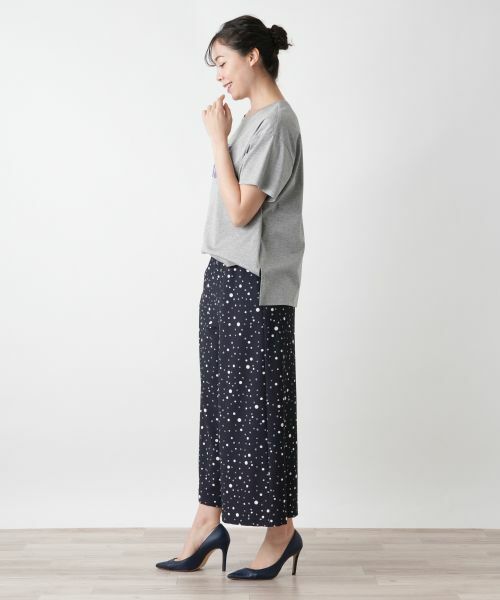 Leilian PLUS HOUSE / レリアンプラスハウス Tシャツ | 刺繍ロゴTシャツ【Leilian WHITE LABEL】 | 詳細5