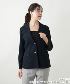 Leilian PLUS HOUSE / レリアンプラスハウス テーラードジャケット | ノッチドラペルジャケット【Leilian WHITE LABEL】