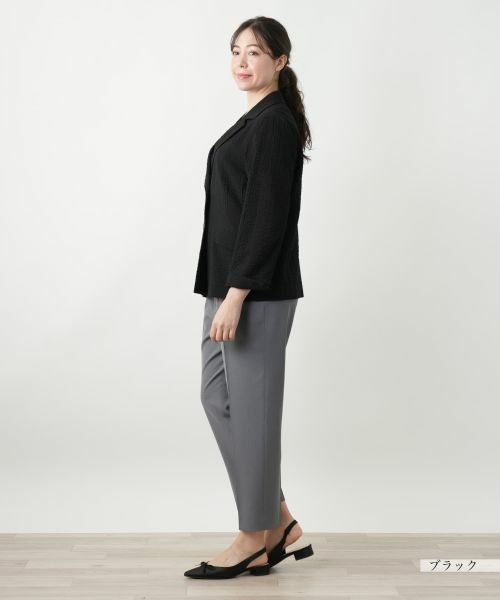 Leilian PLUS HOUSE / レリアンプラスハウス テーラードジャケット | ノッチドラペルジャケット【Leilian WHITE LABEL】 | 詳細2