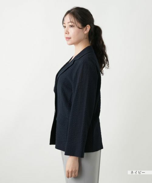 Leilian PLUS HOUSE / レリアンプラスハウス テーラードジャケット | ノッチドラペルジャケット【Leilian WHITE LABEL】 | 詳細8