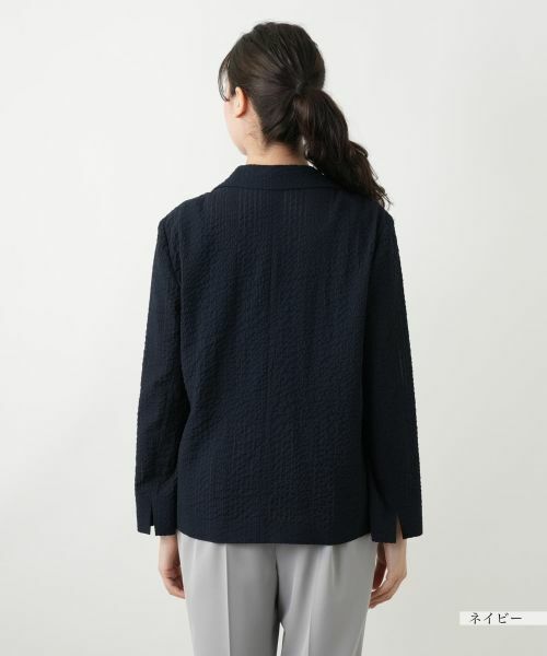 Leilian PLUS HOUSE / レリアンプラスハウス テーラードジャケット | ノッチドラペルジャケット【Leilian WHITE LABEL】 | 詳細9