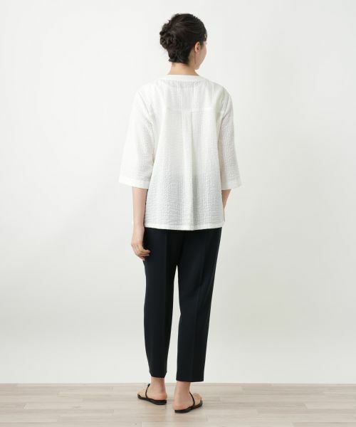 Leilian PLUS HOUSE / レリアンプラスハウス テーラードジャケット | ノーカラージャケット【Leilian WHITE LABEL】 | 詳細3