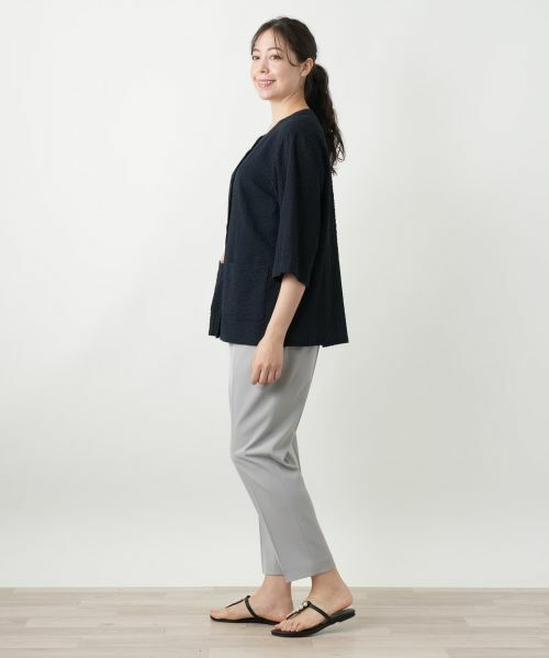 Leilian PLUS HOUSE / レリアンプラスハウス テーラードジャケット | ノーカラージャケット【Leilian WHITE LABEL】 | 詳細5