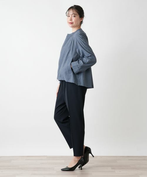 Leilian PLUS HOUSE / レリアンプラスハウス その他アウター | スタンドカラージップジャケット【Leilian WHITE LABEL】 | 詳細2