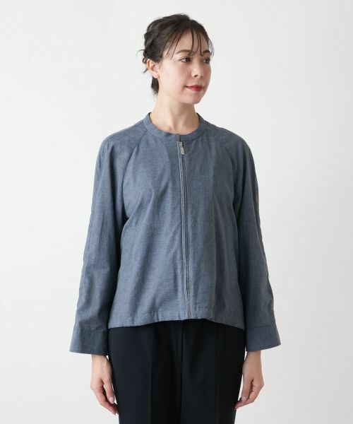 Leilian PLUS HOUSE / レリアンプラスハウス その他アウター | スタンドカラージップジャケット【Leilian WHITE LABEL】 | 詳細5