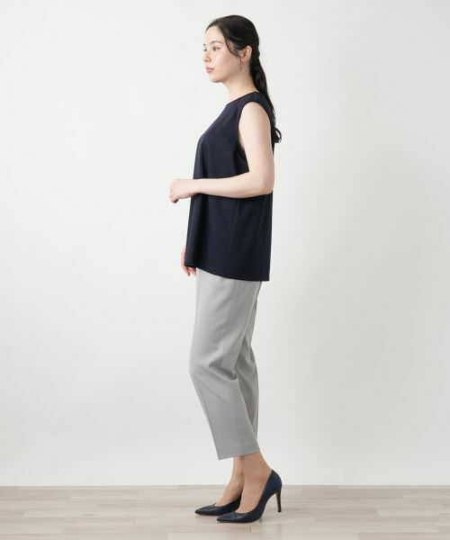 Leilian PLUS HOUSE / レリアンプラスハウス カットソー | 【店舗人気】刺繍ノースリーブカットソー【Leilian WHITE LABEL】 | 詳細13