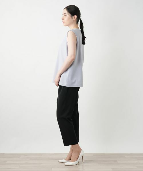 Leilian PLUS HOUSE / レリアンプラスハウス カットソー | 【店舗人気】刺繍ノースリーブカットソー【Leilian WHITE LABEL】 | 詳細16