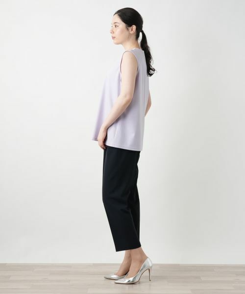 Leilian PLUS HOUSE / レリアンプラスハウス カットソー | 【店舗人気】刺繍ノースリーブカットソー【Leilian WHITE LABEL】 | 詳細19