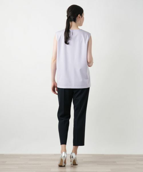 Leilian PLUS HOUSE / レリアンプラスハウス カットソー | 【店舗人気】刺繍ノースリーブカットソー【Leilian WHITE LABEL】 | 詳細20