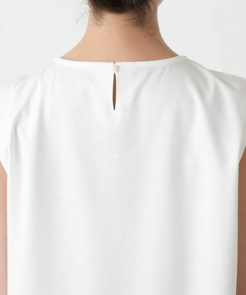 Leilian PLUS HOUSE / レリアンプラスハウス カットソー | 【店舗人気】刺繍ノースリーブカットソー【Leilian WHITE LABEL】 | 詳細8